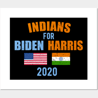 Indians For Biden Harris 2020 Joe Kamala 2020 Posters and Art